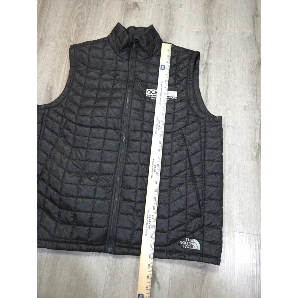 The North Face Thermoball Eco Vest Mens‎ XL Black Puffer Full Zip